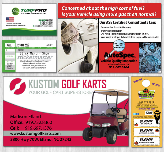 postcard and sign printing